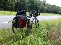 The Bianchi Volpe on US 29 between Culpeper and Charlottesville, Virginia