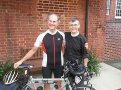 AT hiker Heather Warren and the author