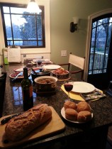 Thanksgiving dinner break.