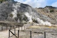 Solfatara in the Campi Flegrei Fumaroles